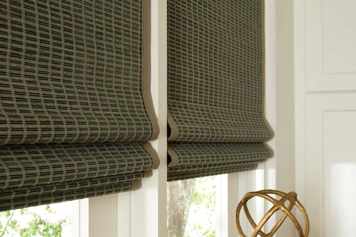 A home outfitted with Hunter Douglas Provenance® Woven Wood Shades